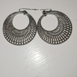 Elegant Silver Hoop Earrings